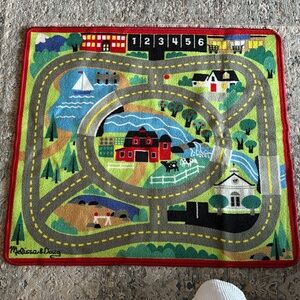 Melissa & Doug Round the Town Road Rug